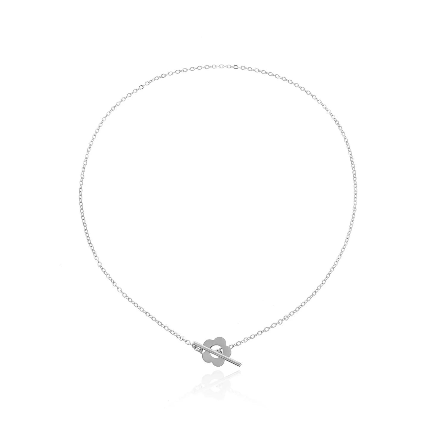 ✨ Colar Choker Luxuoso com Pérolas e Fecho Flor OT ✨