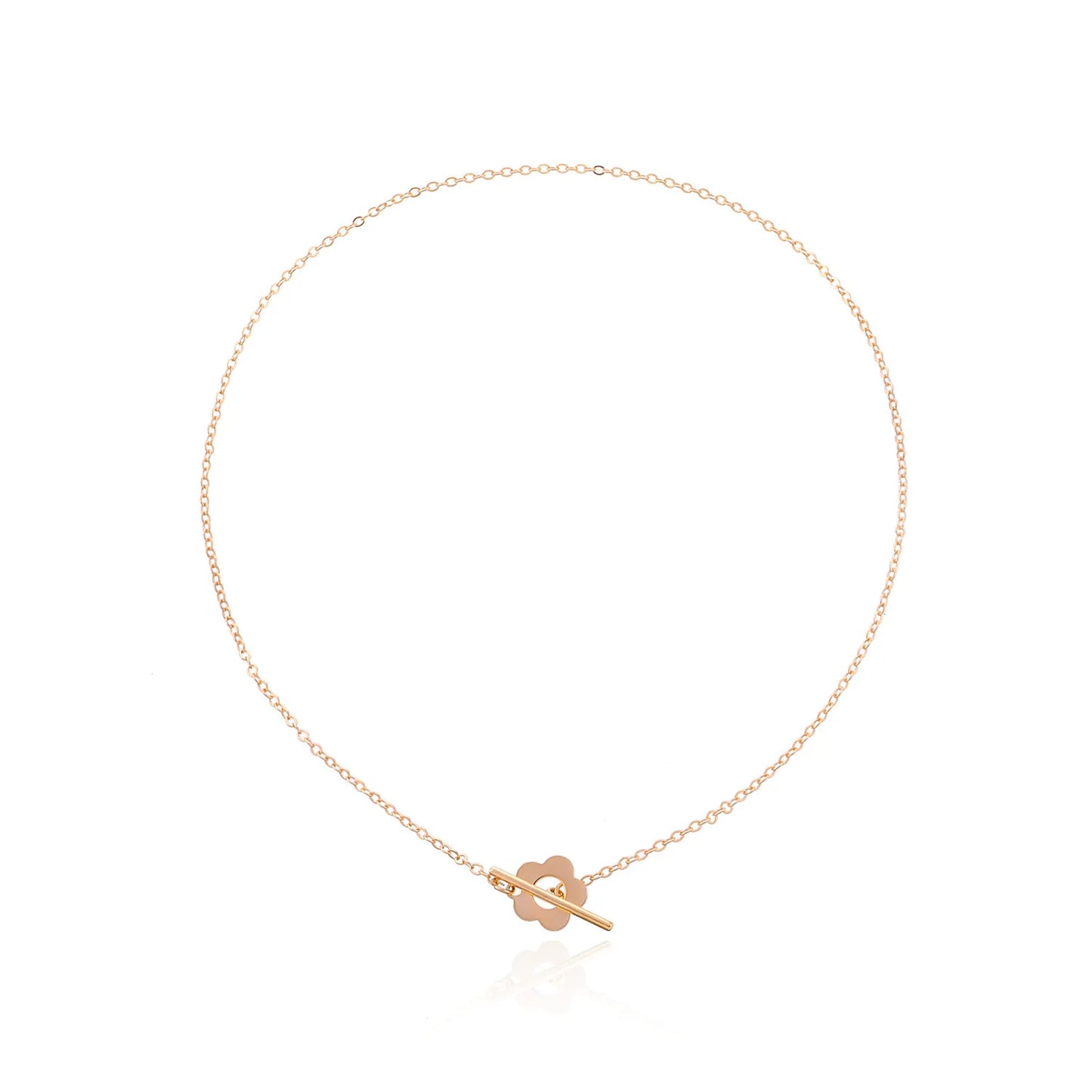 ✨ Colar Choker Luxuoso com Pérolas e Fecho Flor OT ✨