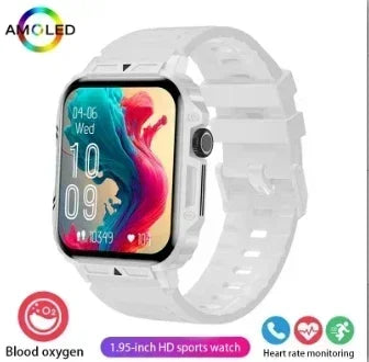 XIAOMI 1.95" Smartwatch Militar – Bluetooth Call, Resistente à Água, Monitoramento Completo