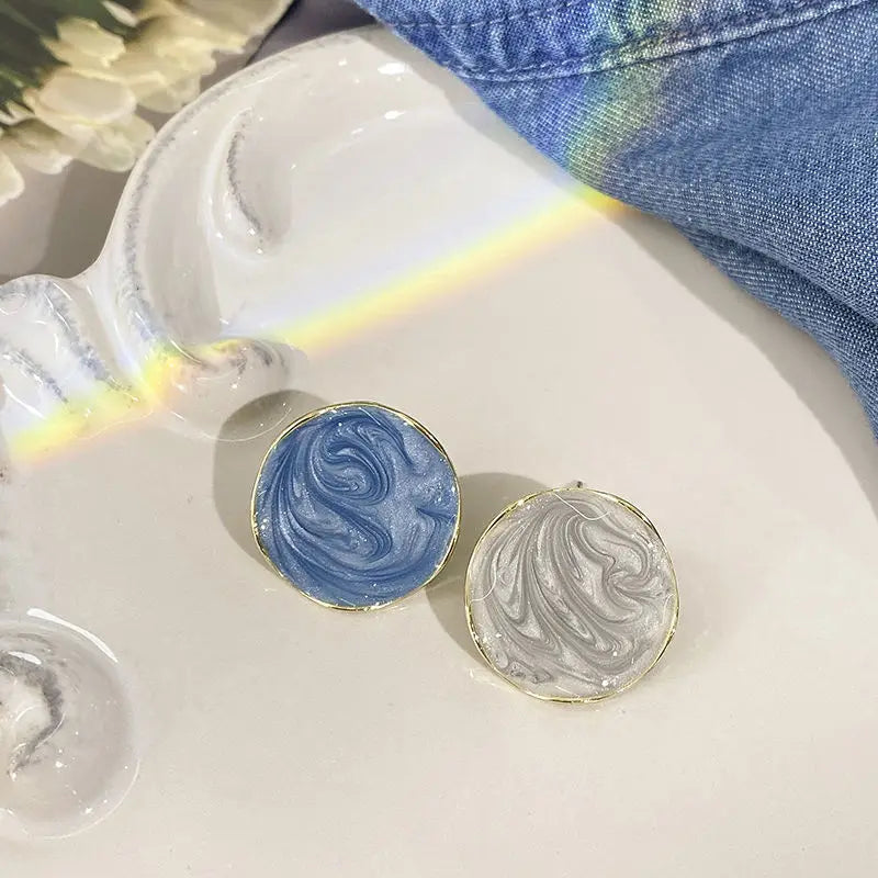 💙 Brincos Coração Azul com Zircônia – Brilho e Elegância ✨