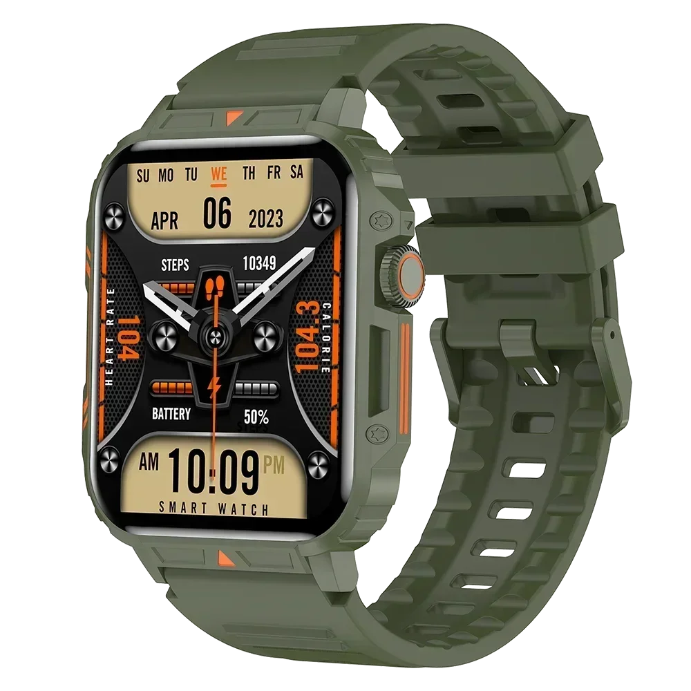 XIAOMI 1.95" Smartwatch Militar – Bluetooth Call, Resistente à Água, Monitoramento Completo