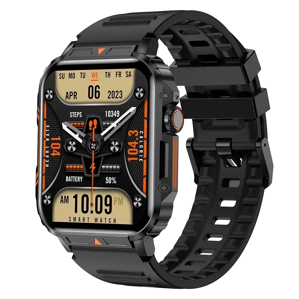 XIAOMI 1.95" Smartwatch Militar – Bluetooth Call, Resistente à Água, Monitoramento Completo