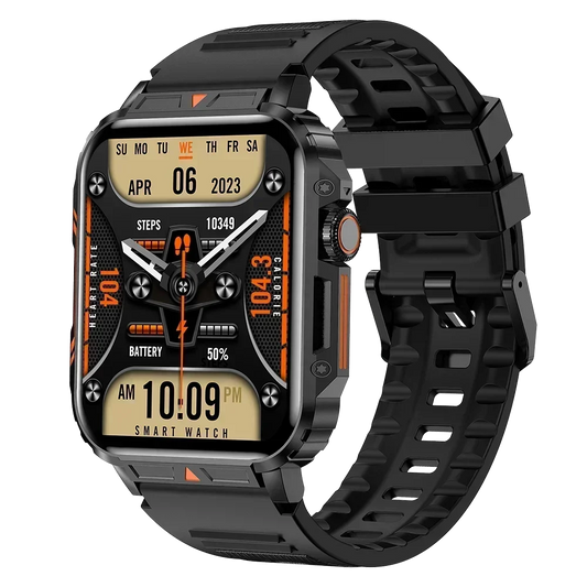 XIAOMI 1.95" Smartwatch Militar – Bluetooth Call, Resistente à Água, Monitoramento Completo