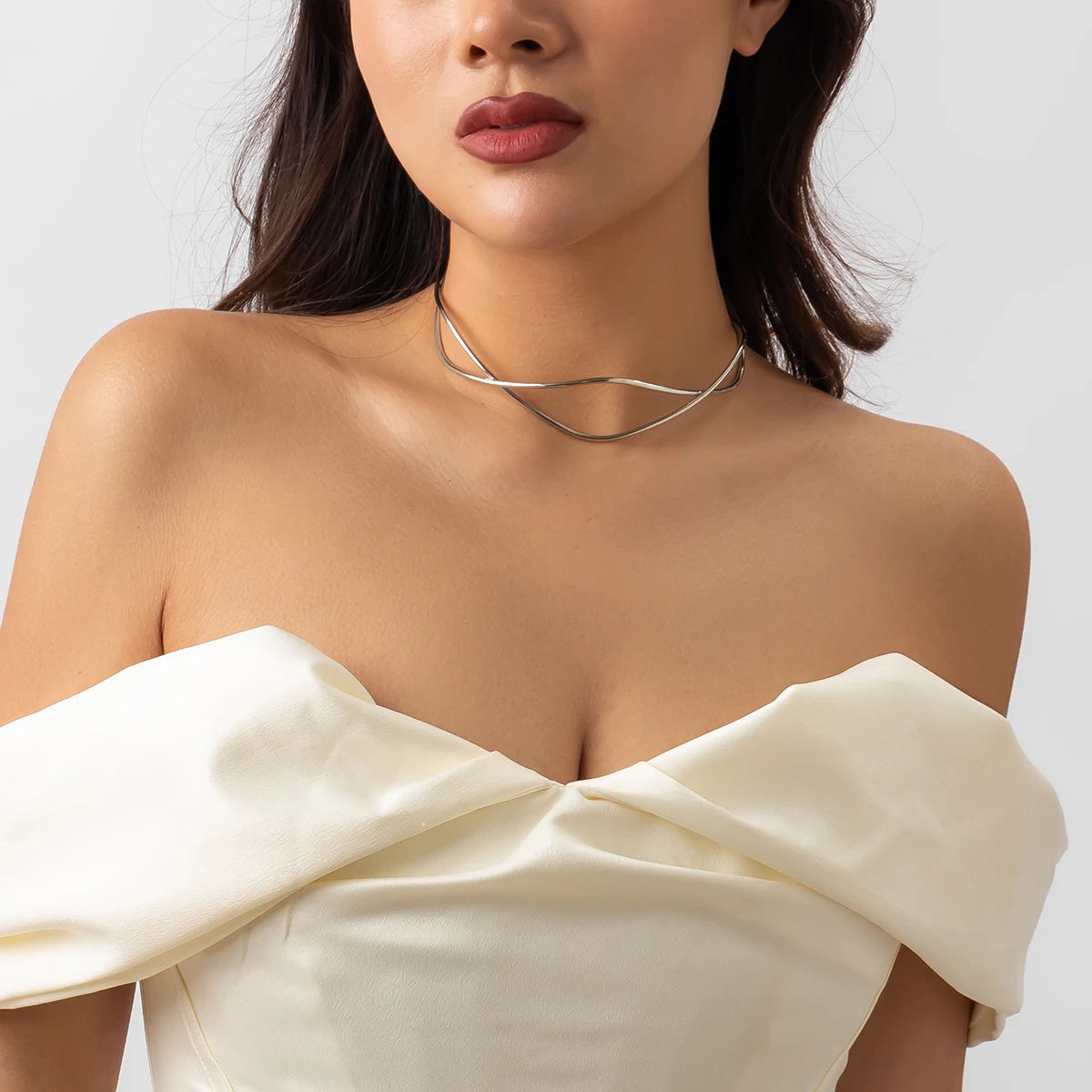 ⚡ Choker Torques Punk em Metal – Estilo Vintage com Toque Steampunk