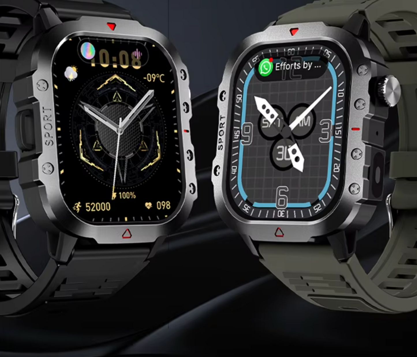 XIAOMI Mijia Military Smartwatch – 1.81" AMOLED, GPS, Chamada Bluetooth, Monitoramento Completo