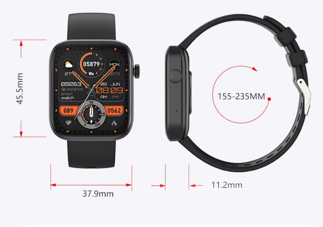 COLMI Smartwatch 1.9" Chamadas Bluetooth, Monitoramento de Saúde, 100+ Modos Esportivos