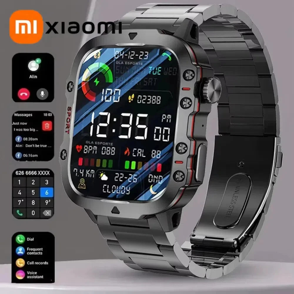 XIAOMI Mijia Military Smartwatch – 1.81" AMOLED, GPS, Chamada Bluetooth, Monitoramento Completo