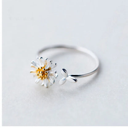 🌼 Anel Vintage em Liga de Zinco – Design Margarida Ajustável e muitos outros