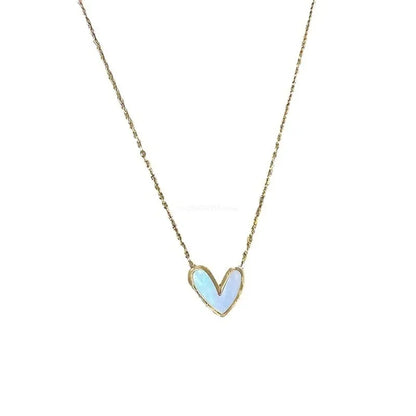 💛 Colar Dourado Coração Metal – Elegância e Romance no Seu Estilo