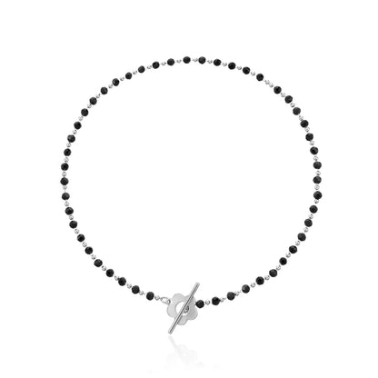 ✨ Colar Choker Luxuoso com Pérolas e Fecho Flor OT ✨